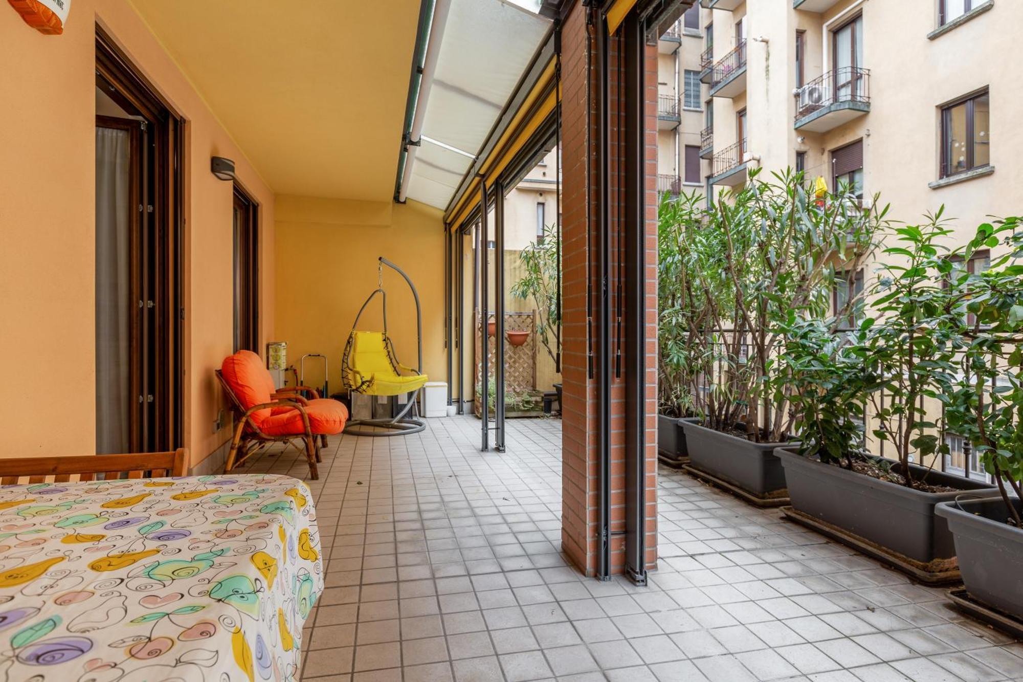 Corsica Huge Terrace Flats Lägenhet Milano Exteriör bild